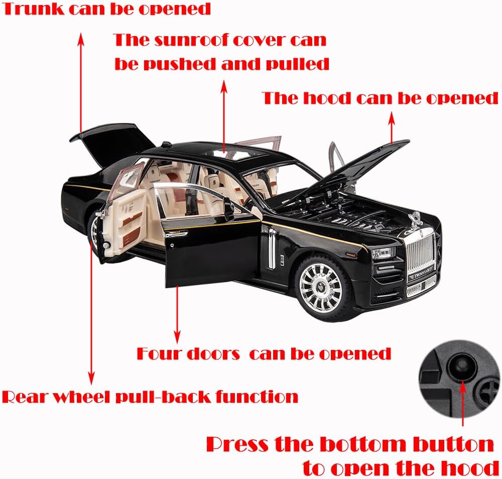Auto Rolls Royce Phantom Escala 1:24