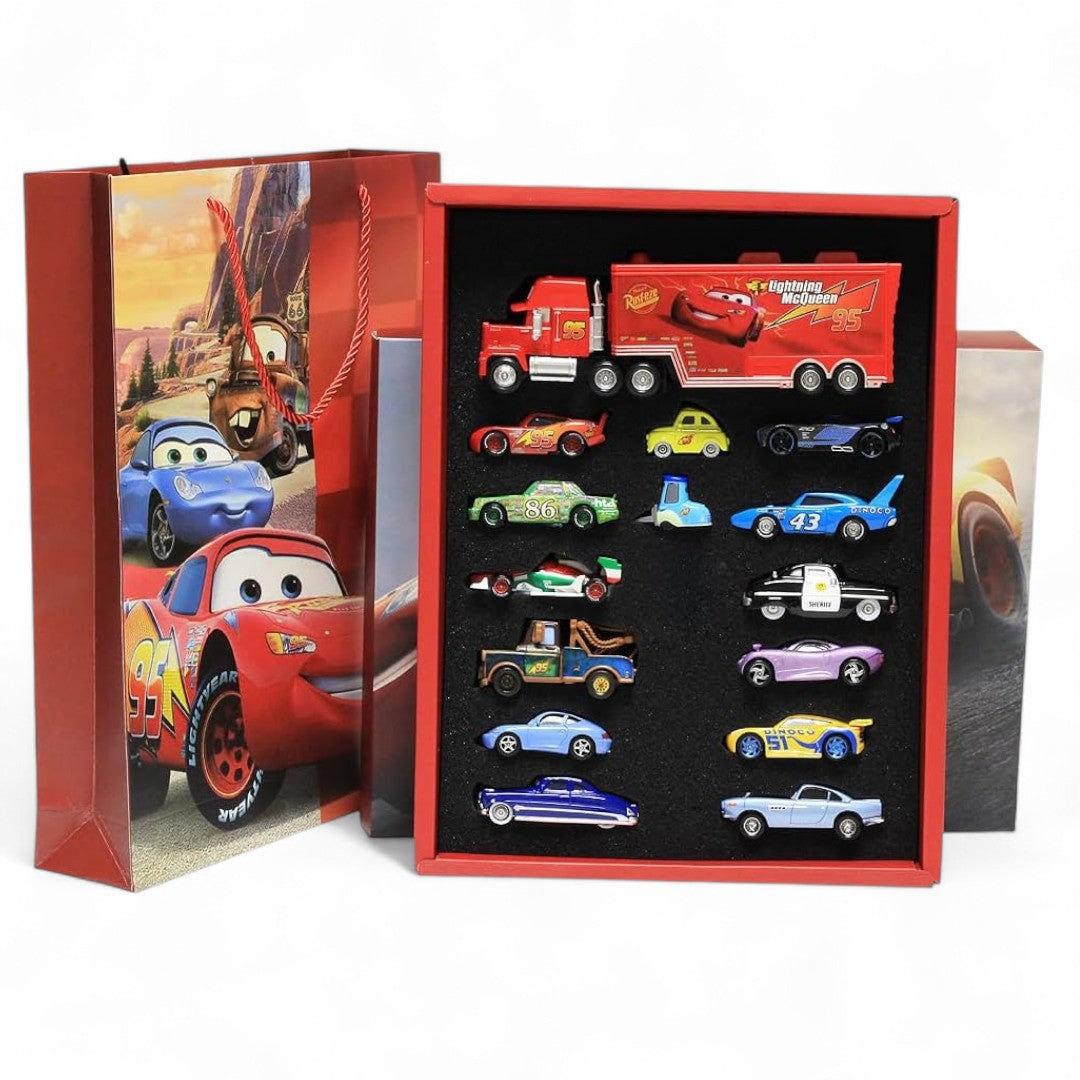 Set Modelos Película Cars 15 Unidades Escala 1:55