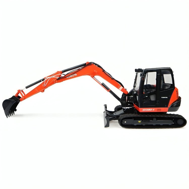 Excavadora De Orugas Kubota KX080 - 4 Escala 1:24 - KATZER