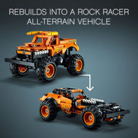 Thumbnail for LEGO Technic Monster Jam El Toro Loco & Auto Todoterreno Rock Racer 2 En 1 (247 Piezas) - KATZER