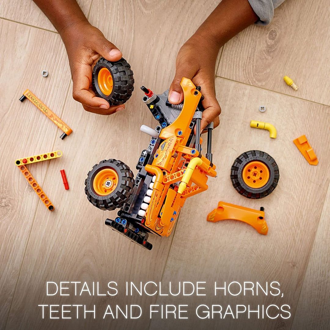 LEGO Technic Monster Jam El Toro Loco & Auto Todoterreno Rock Racer 2 En 1 (247 Piezas) - KATZER