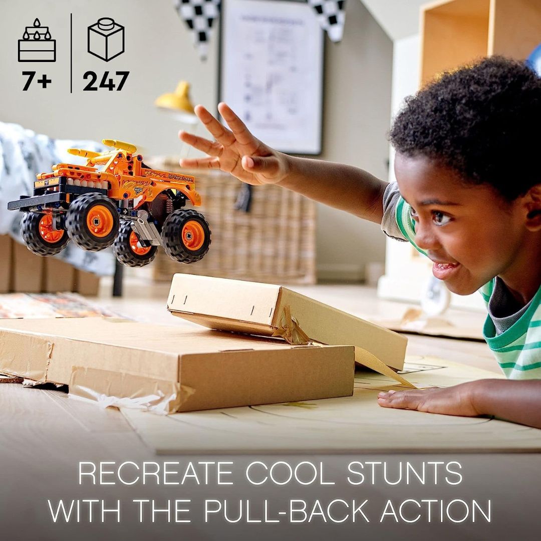 LEGO Technic Monster Jam El Toro Loco & Auto Todoterreno Rock Racer 2 En 1 (247 Piezas) - KATZER