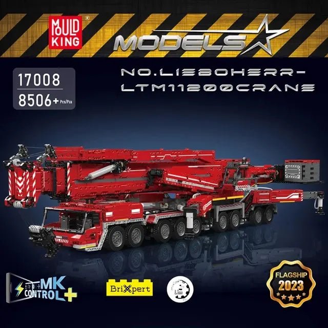 Mould King 17007 17008 Technical Car Toys Motorized LTM 11200 RC Crane Truck Assembly Model DIY Brick Building Block Sets 42146 - KATZER