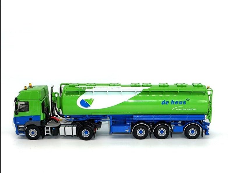 01-2465 Tráiler DAF CF 3 Axle De Heus Veevoeders Escala 1:50 - KATZER