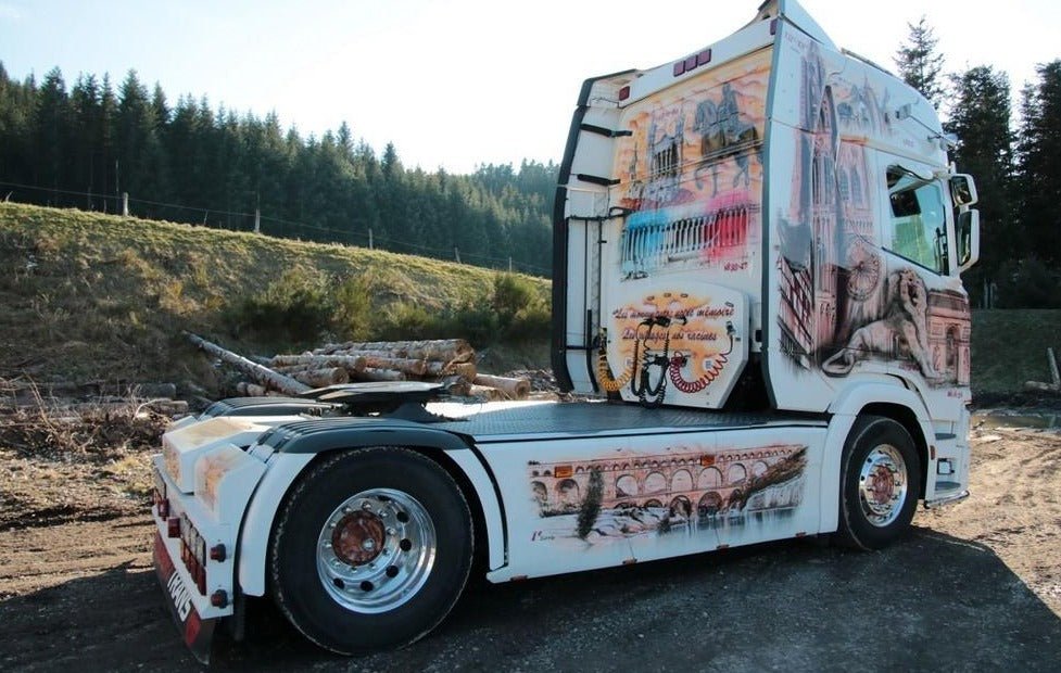 01-3545 Tracto Scania R CR20H Giberttrans Escala 1:50 (Pre Venta) - KATZER