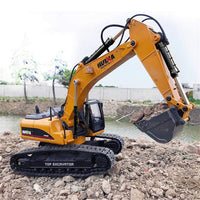 Thumbnail for 1580 Excavadora Huina FULL METAL + Accesorios Control Remoto Escala 1:14 - KATZER