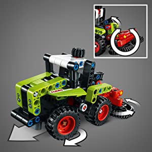 42102 LEGO Technic Tractor Mini Claas Xerion (130 Piezas) - KATZER