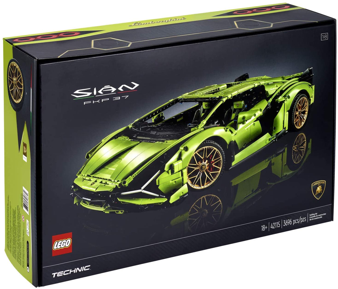 42115 Lego Technic Lamborghini Sián FKP 37 (3.696 Piezas) - KATZER