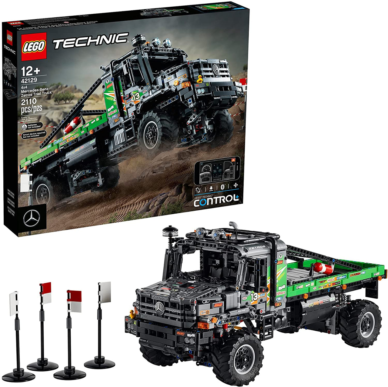 42129 LEGO Technic Camión Mercedes Benz Zetros (2110 Piezas) - KATZER