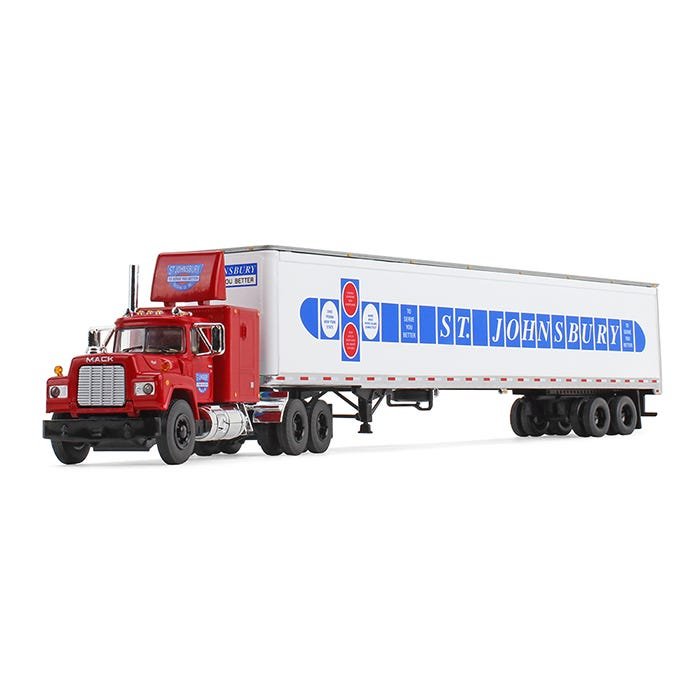 Traíler Mack 53' Day Cab ST. Jhonsbury Escala 1:64 (Modelo Descontinuado)