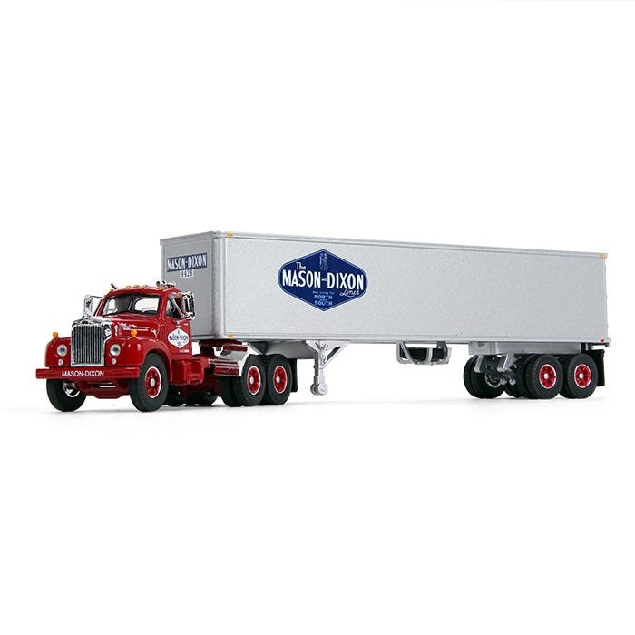 Traíler Mack B-61 40' Mason Dixon Lines Escala 1:64 (Modelo Descontinuado)