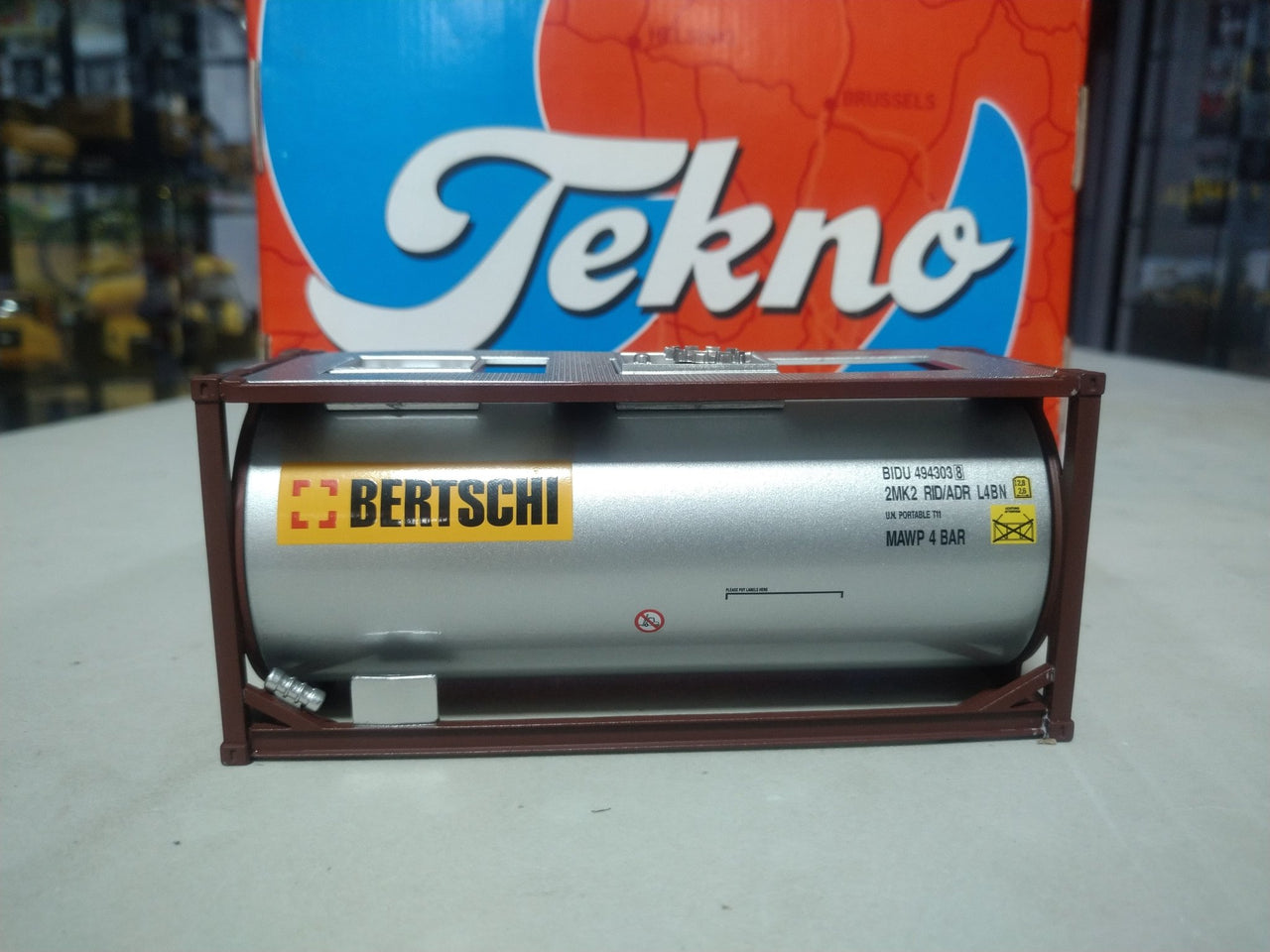 Contenedor Cisterna ISO de 20' Bertschi Escala 1:50