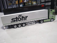 Thumbnail for 8622-03 Tráiler Mercedes Benz FH25 Stohr Logistik Verde Escala 1:50 (Modelo Descontinuado) - KATZER