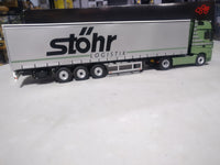 Thumbnail for 8622-03 Tráiler Mercedes Benz FH25 Stohr Logistik Verde Escala 1:50 (Modelo Descontinuado) - KATZER