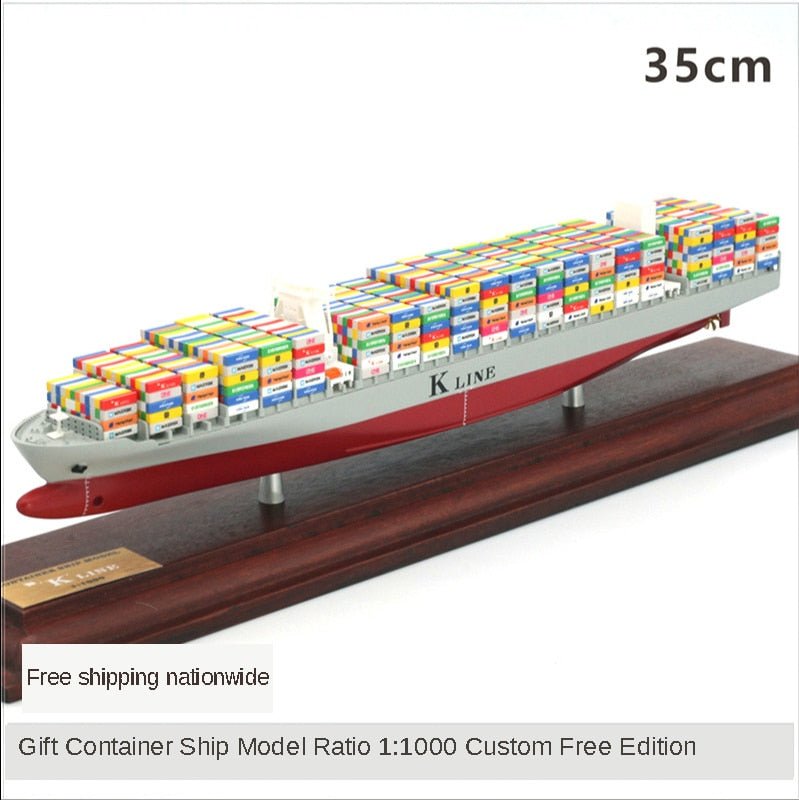 Maersk Shipping Container Ship Model 35cm - KATZER