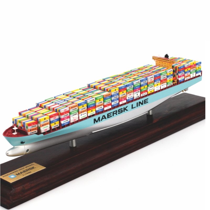 Maersk Shipping Container Ship Model 35cm - KATZER
