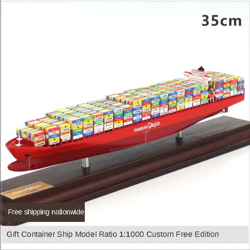 Maersk Shipping Container Ship Model 35cm - KATZER