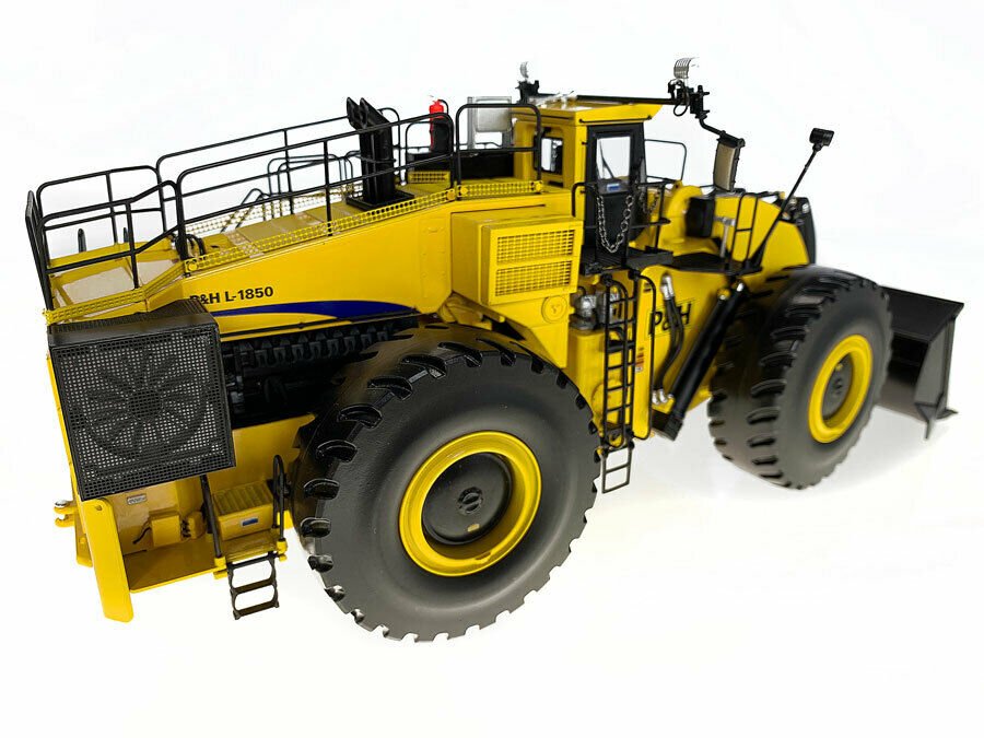 WBR025S-1920 Cargador de Ruedas P&H L-1850 Smaller Bucket Escala 1:50 (Letourneau) - KATZER