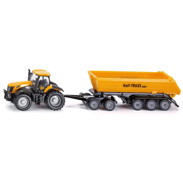 Tractor Agricola JCB 8250 & Remolque Escala 1:87