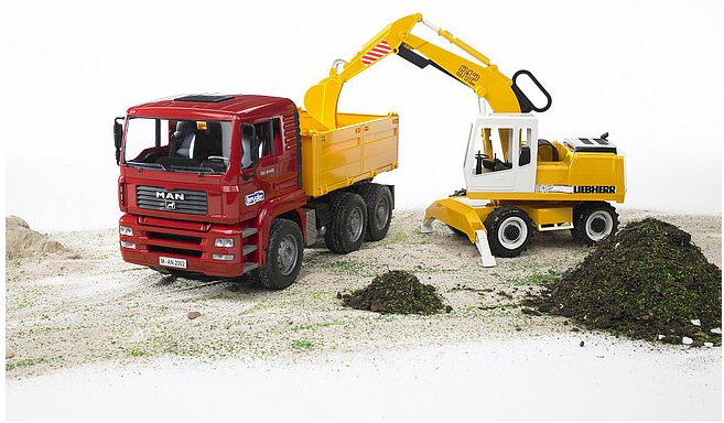 Excavadora De Ruedas Liebherr 912 Escala 1:16