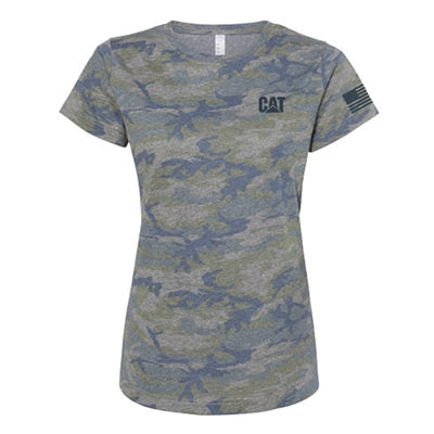 Polo  Vintage Camo Fine Jersey Para Mujer
