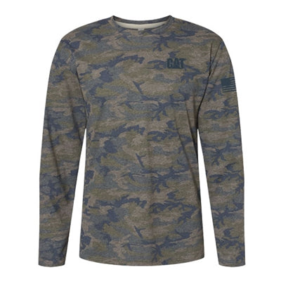 Vintage Camo Long Sleeve Polo