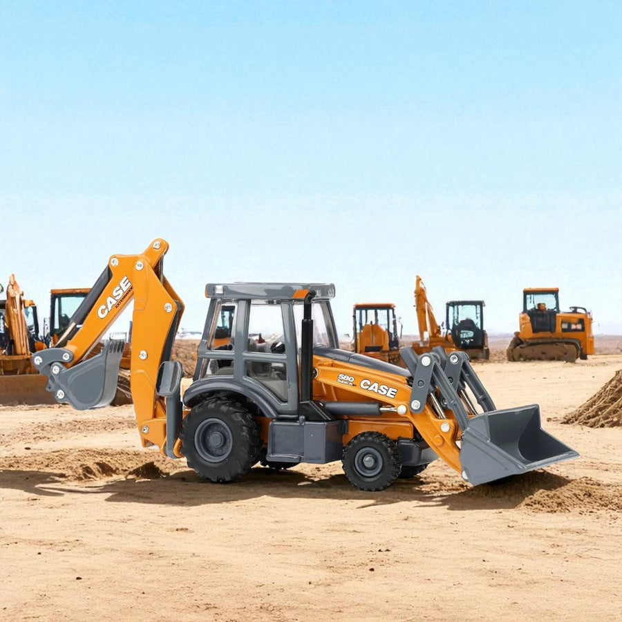 Retroexcavadora Case 580 Escala 1:50 (Modelo Descontinuado)