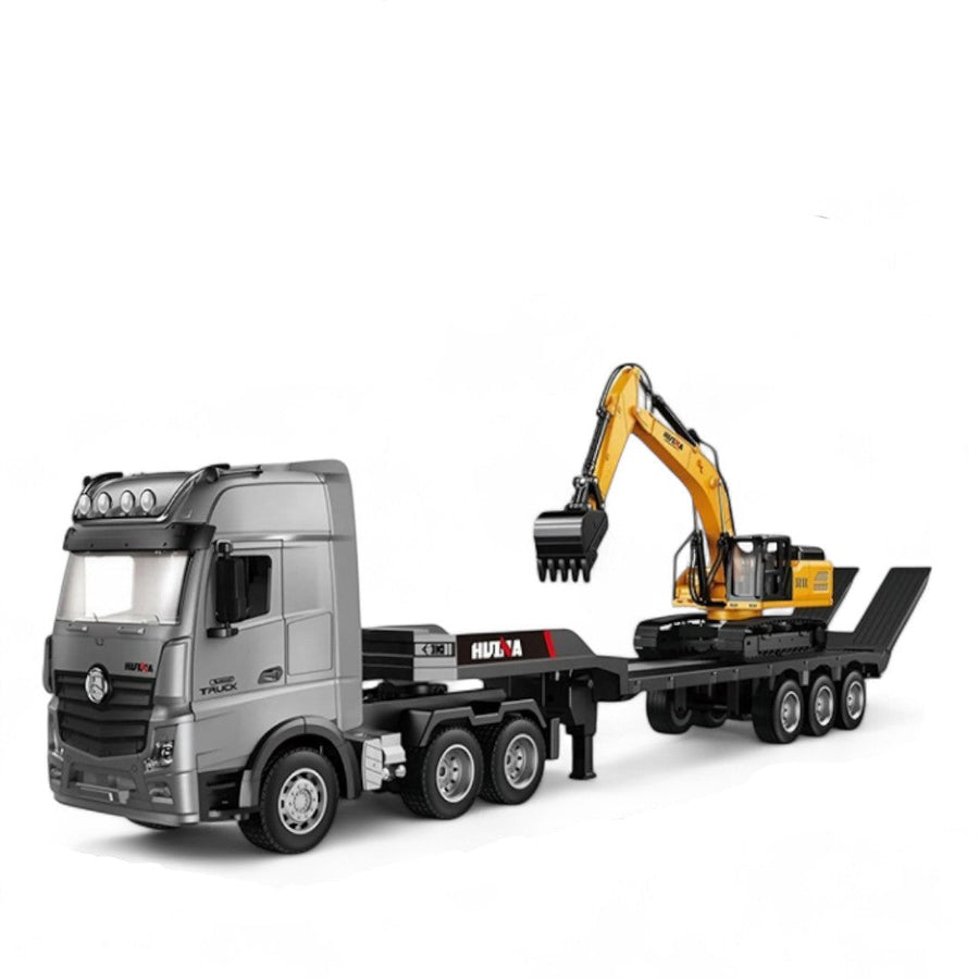 Camabaja & Excavadora Huina A Control Remoto Escala 1:18