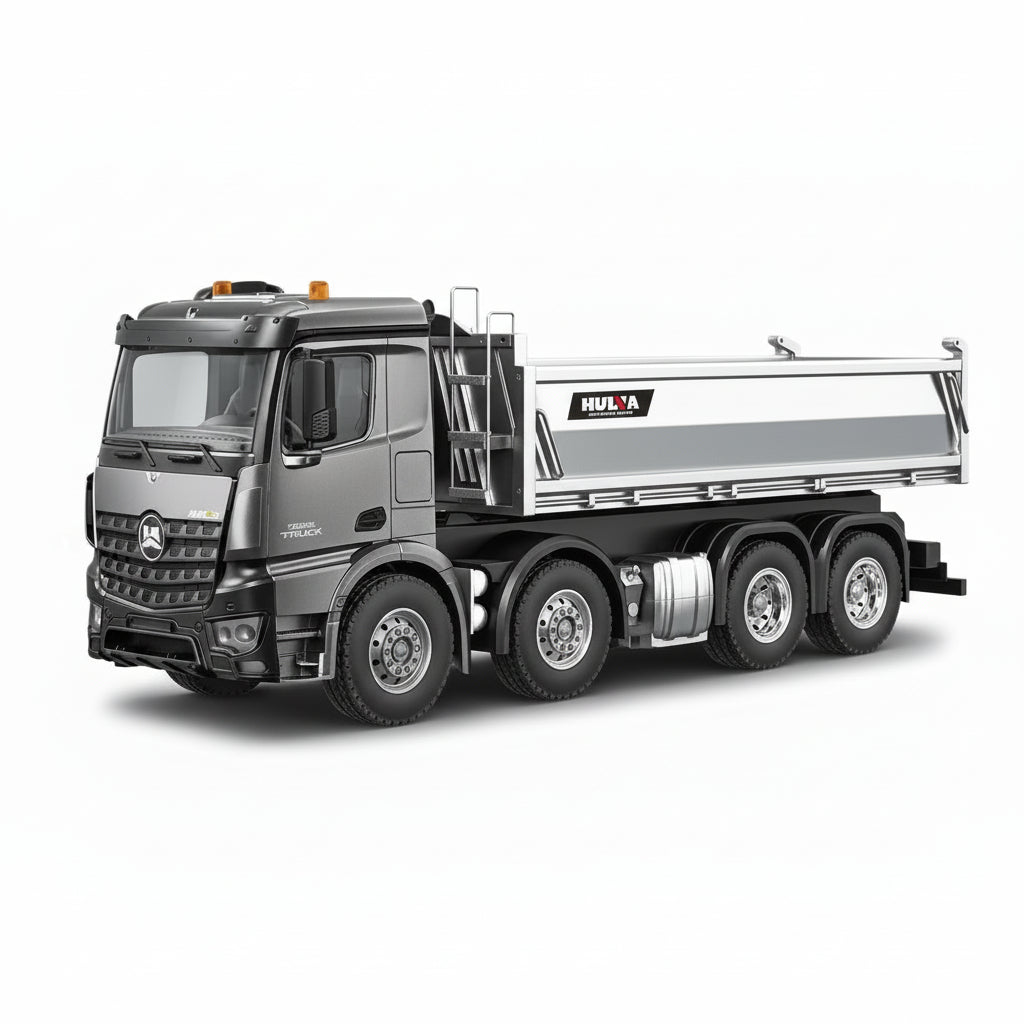 Volquete Huina 8X4 A Control Remoto Escala 1:14