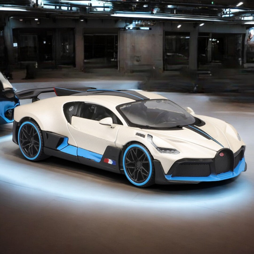 Auto Bugatti Divo In Charcoal Escala 1:24