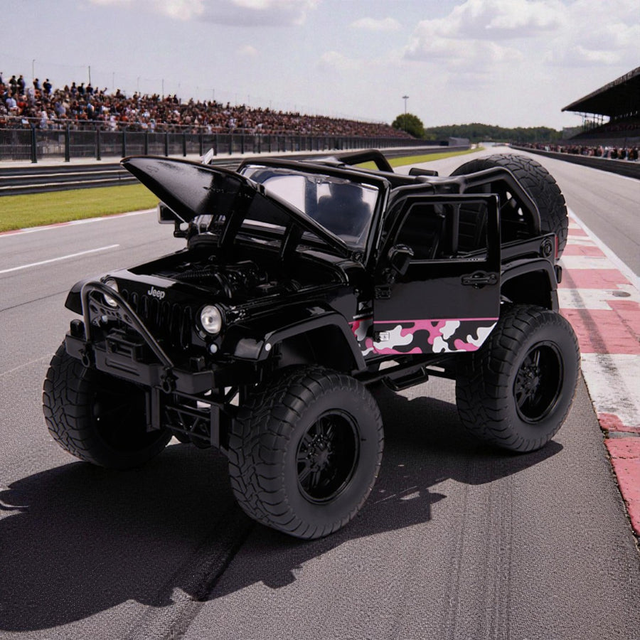 Auto Jeep Wrangler Año 2007 Off-Road Escala 1:24