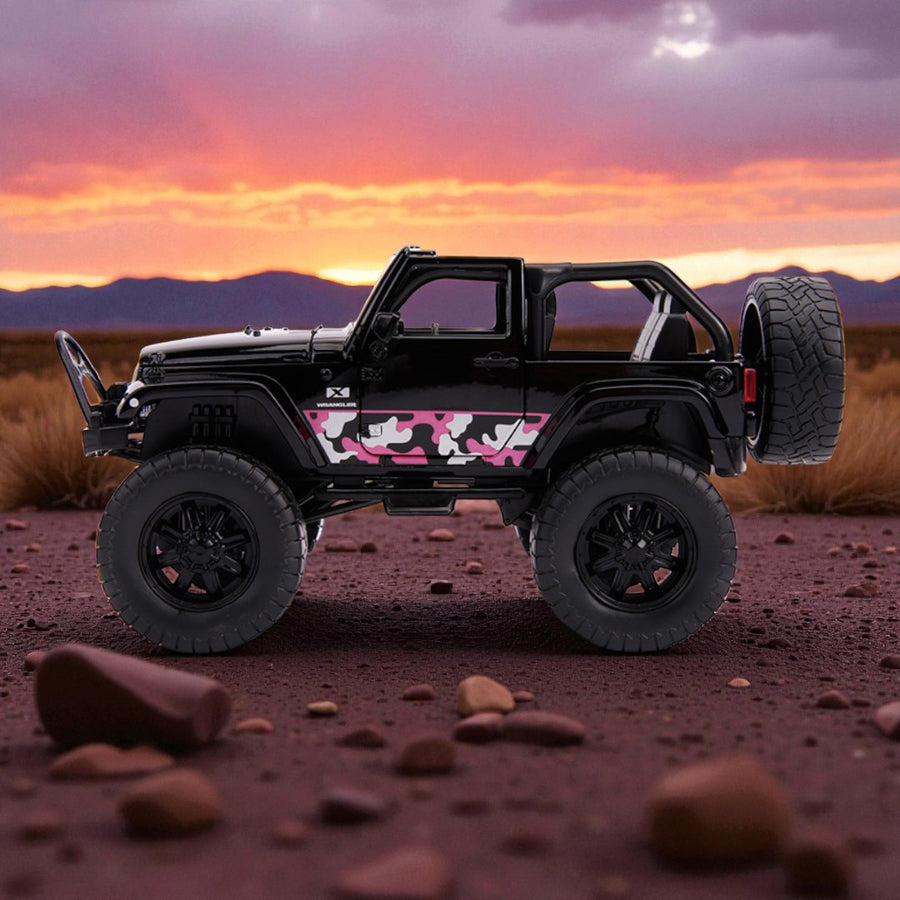 Auto Jeep Wrangler Año 2007 Off-Road Escala 1:24