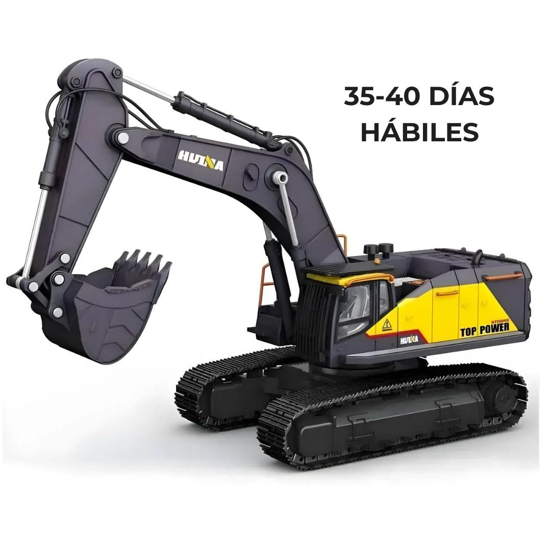 Excavadora De Orugas Control Remoto Huina Escala 1:14