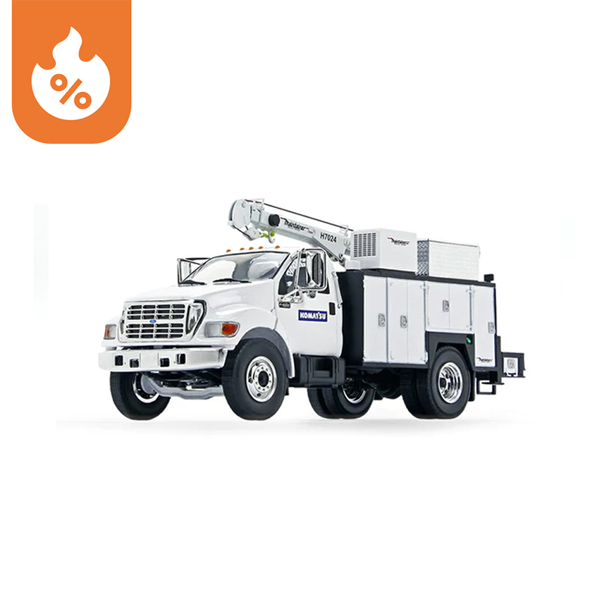 Camión De Servicio Ford F-650 (Komatsu) Escala 1:34