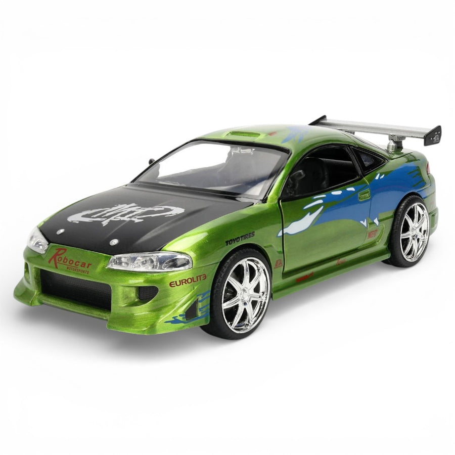 Auto Mitsubishi Eclipse Año 1995 Escala 1:24 Edición del 25.º Aniversario De Rápidos Y Furiosos