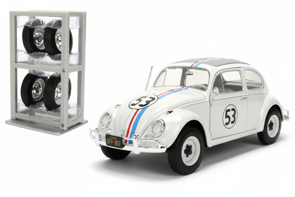 Volkswagen Beetle Car Year 1966 Gulf Scale 1:24