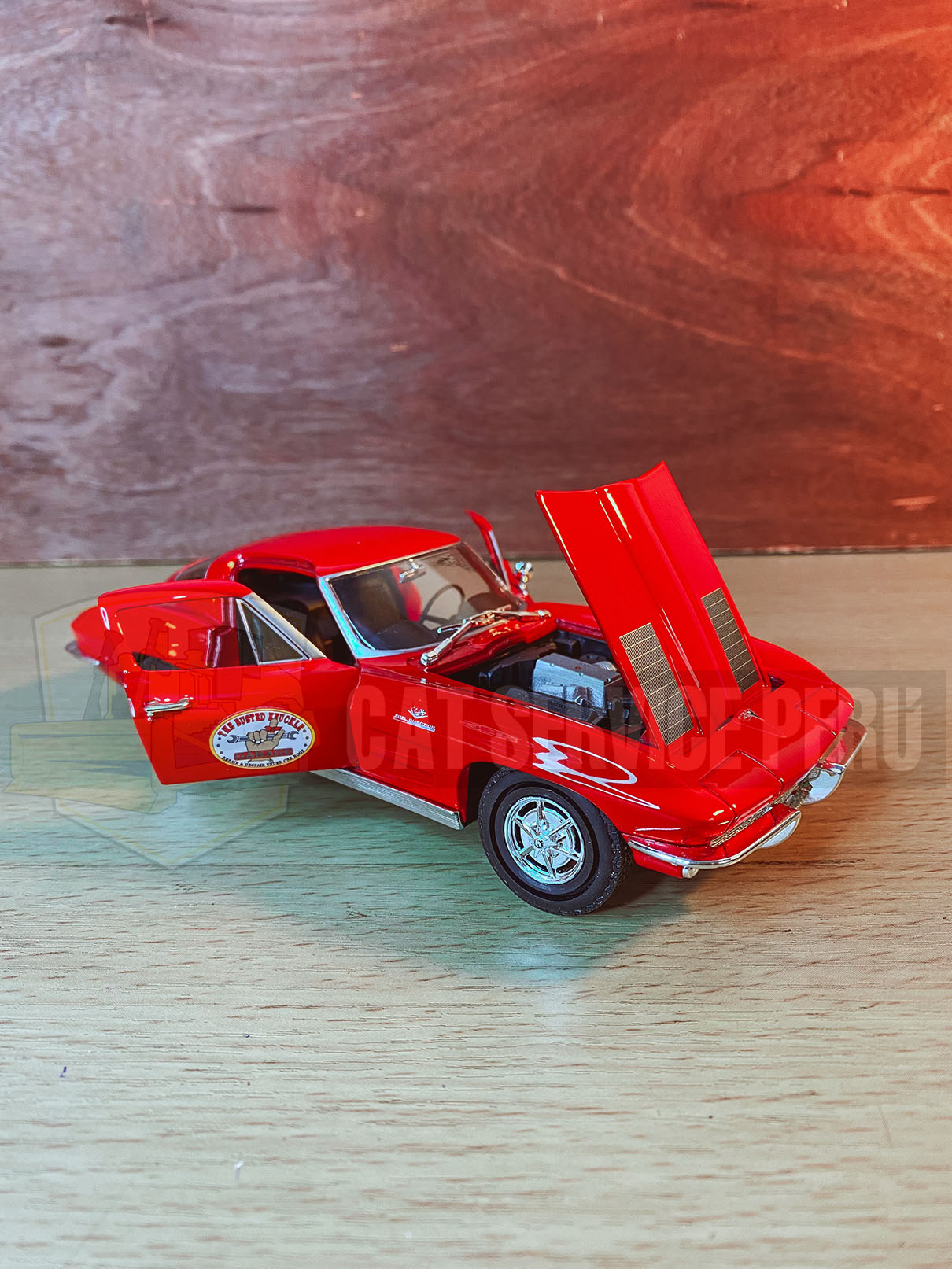 Auto Chevrolet 1963 Corvette Escala 1:24 (Modelo Descontinuado)