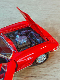 Thumbnail for Auto Chevrolet 1963 Corvette Escala 1:24 (Modelo Descontinuado)