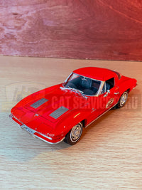 Thumbnail for Auto Chevrolet 1963 Corvette Escala 1:24 (Modelo Descontinuado)