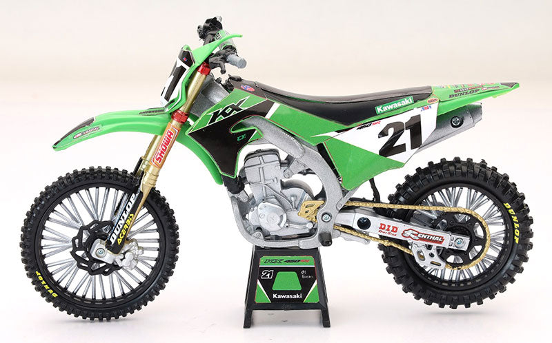 Kawasaki KX450F Motorcycle Year 2019 Scale 1:12 (Discontinued Model)