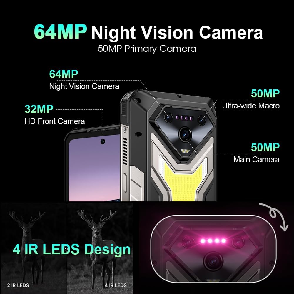 Smartphone Ulefone 34 PRO Android 15 25500mAh 16GB Ram
