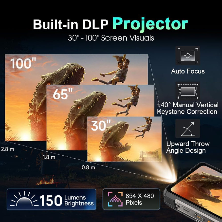 Smartphone Ulefone 34 PRO Android 15 25500mAh 16GB Ram