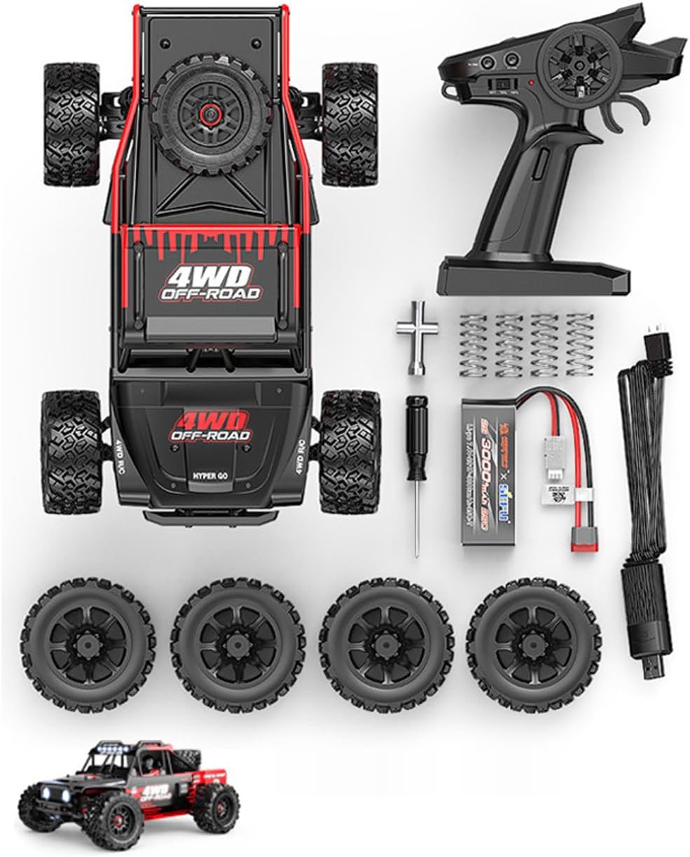 Auto Hyper Go Brushless 2.4G 4WD Off-Road A Control Remoto Escala 1:14