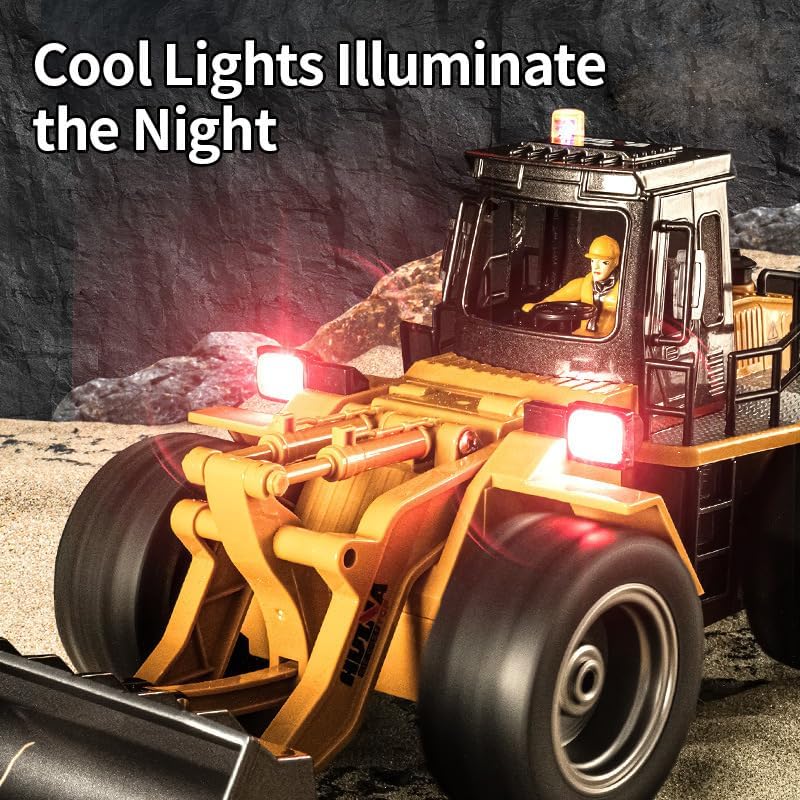 Cargador De Ruedas Control Remoto Huina Escala 1:18