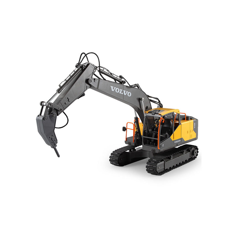 Excavadora Volvo EC160E + Herramientas Intercambiables Control Remoto Escala 1:16