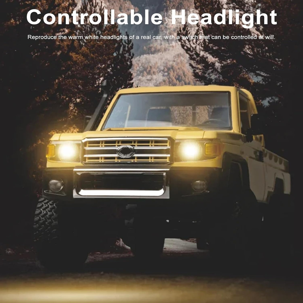 Auto Toyota Land Cruiser Pickup A Control Remoto Escala 1:12