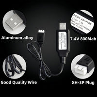 Thumbnail for Li-Ion Battery (JST red Connector) 2s 7.4V 1200 mAh Huina 1592/1593