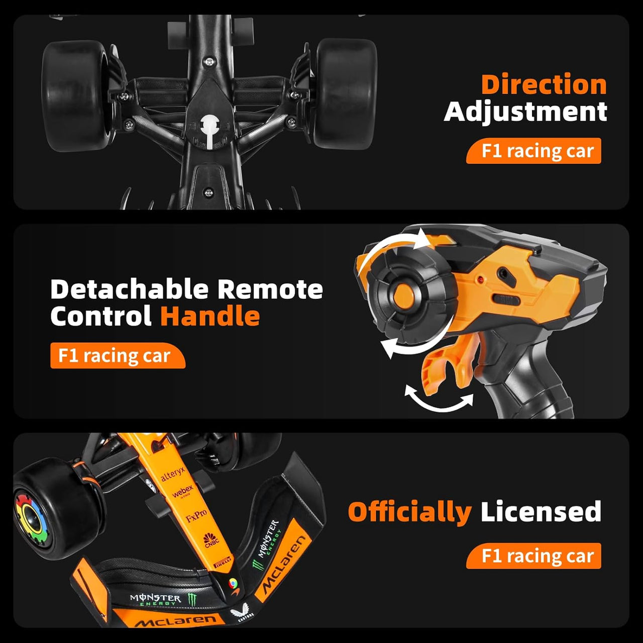Auto Fórmula 1 Mclaren A Control Remoto Escala 1:14