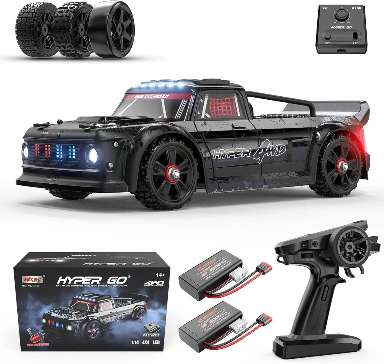 Auto Hyper Go V3 RTR Drift A Control Remoto Escala 1:14