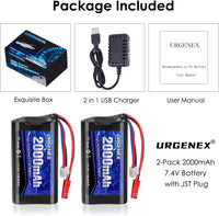 Thumbnail for Batería De Iones De Litio 7.4V 2000mAh De Alta Capacidad